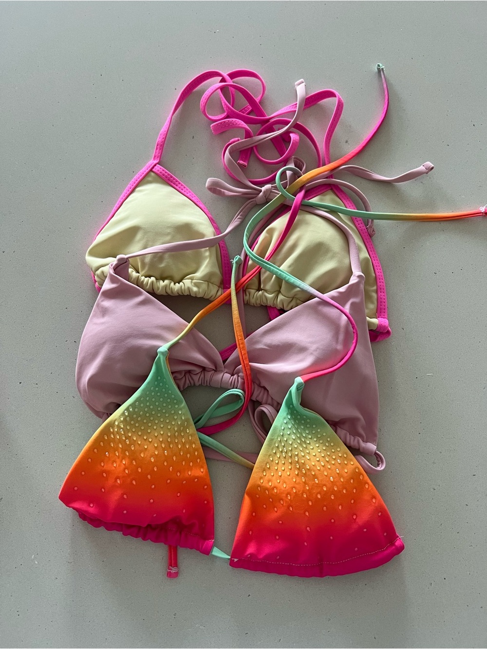 Triangle Bikini BUNDLE- Multicolor